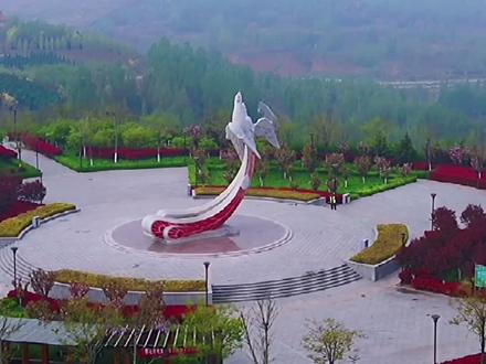 #嘉祥 #嘉祥凤凰山 #凤凰山 #凤凰山公园 嘉祥凤凰山位于城北约5公理处 在山顶雕刻二十多米双凤石刻