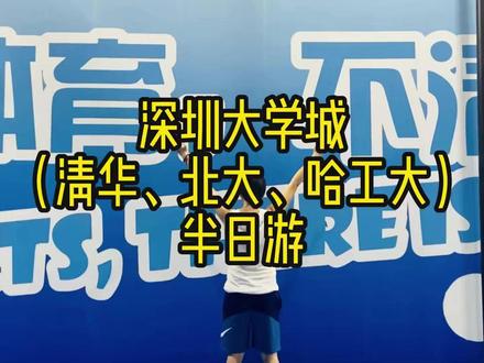 深圳大学城(清华、北大、哈工大)半日游 #考研上岸 #清华大学 #北大 #哈工大 #博士日常