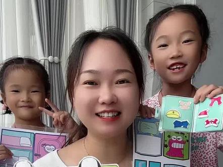 溜溜小圆真的好喜欢做安静书,根本停不下来呀 #安静书制作 #安静书自制教程 #手工书皮制作 #简单手帐本制作方法 #手工做书签