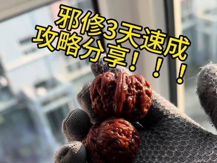 核桃邪修小妙招来咯~#文玩#科技与狠活 #邪修 #文玩核桃