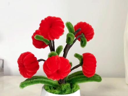 无需打胶红红火火平安喜乐小苹果🍎#创作灵感 #扭扭棒的100种玩法 #教程 #简单易学 #小盆栽