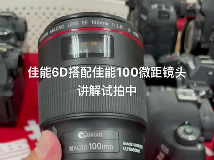 #上热门 #佳能6D 全画幅单反 2020万像素 高清视频 无线传输 #佳能100微距拍人像 2.8光圈#摄影器材 #佳能相机 @DOU+小助手