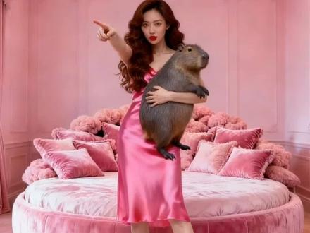 可怜的猪妞被妈妈抛弃了,幸好有爱她的爸爸给她煮了火鸡面。#小云雀AI #火鸡面 #仙女下凡 #猪妞 #红包来啦