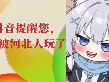 抖音提醒您,该被河北人玩了(纯抽象)#河北 #河北人