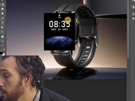 PS表盘贴图技巧,你学会了吗? #PS教程 #PS技巧 #PS干货 #贴图 #平面设计