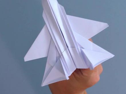 教你折一款超帅还能飞的折纸战斗机 #手工折纸 #纸飞机 #童年的纸飞机 #仿真纸飞机
