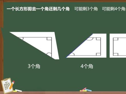 一个长方形剪去一个角还剩几个角?(名师精讲)
