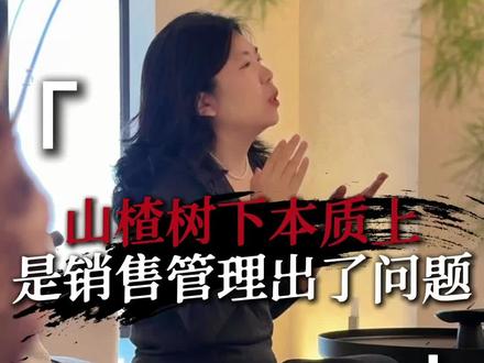 山楂树下本质上是销售管理出了问题#销售管理#山楂树下#企业管理 #业高翔 #大客户销售