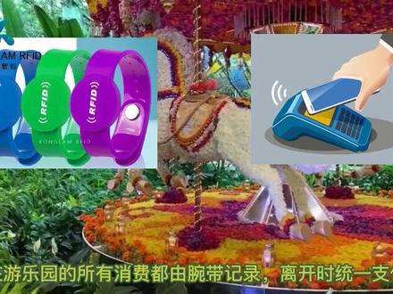 RFID硅胶腕带的使用讲解,夏季-腕带戴起来 #科技改变生活适用于健身房、游泳馆、校园门禁、游乐园门票消费#科技 #腕带控