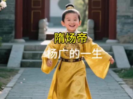 最具争议的杨广的一生#杨广#历史 #历史人物 #AI