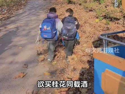 欲买桂花同载酒终不似少年游
(素材来源:南导)#小朋友也有自己的道别#童年回忆#过年#离别