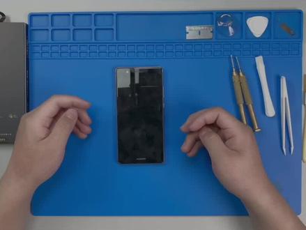 华为P9手机拆机更换电池维修教学视频(电魔术原创)