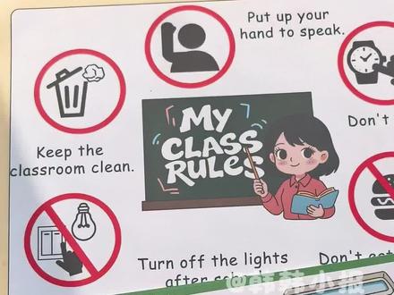 人教版四年级下册英语第一单元班级规则标识卡
#班级规则主题手抄报 #四年级下册英语第一单元 #人教版四年级下册英语#英语教具