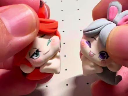 看完疯狂动物城好久了!来捏一个朱迪警官!你被可爱逮捕了!#疯狂动物城 #超轻粘土 #狐兔cp #朱迪