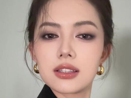 朱珠古早烟熏妆#妆容分享 #烟熏妆 #妆教