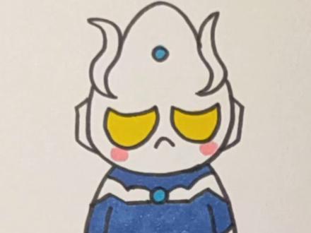 这样画赛罗奥特曼,一看就会#简笔画 #奥特曼简笔画 #赛罗 #画画 #亲子互动