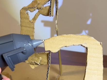 以光为笔,光影成画,光影白鹿 #白鹿 #光影成画 #剪影 #手工