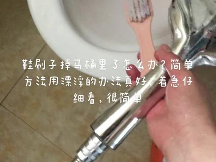 #变声#是时候展现真正的技术了 鞋刷掉马桶S弯里我简单有妙招