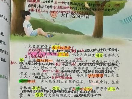 #三年级上册语文 三年级上册语文《大自然的声音》#知识点总结