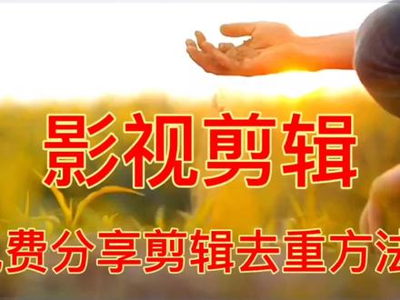 影视剪辑去重,大V都在用,新手必看,满满的都是干货! #干货分享 #影视剪辑去重