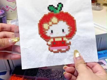 这哪个小朋友能拒绝这么好玩的拼豆啊!根本停不下来 #手工DIY #拼豆 #益智玩具 #拼豆全套 #儿童礼物