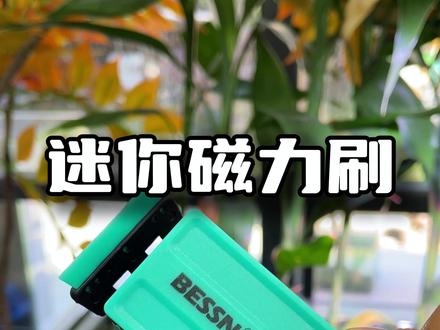 贝森新款迷你磁力刷,小缸玩家福音!#迷你磁力刷 #鱼缸磁力刷