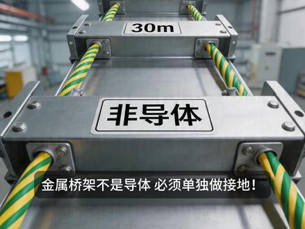 桥架接地要全程贯通 #工业自动化#装配电工#装配电工学徒#大专生找工作