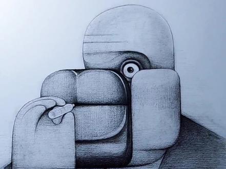 奥胖……#奥尼尔#奥尼尔喝矿泉水 #原创肖像绘画