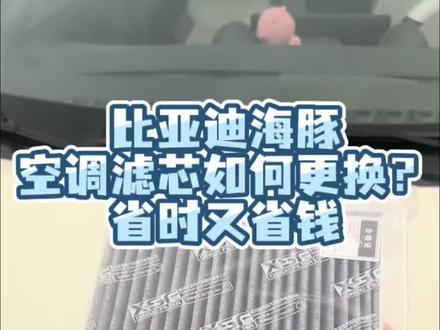 比亚迪海豚空调滤芯如何更换?省时又省钱 #空调滤芯更换教程 #好物推荐🔥 #比亚迪 #比亚迪海豚 #开海豚的年轻人小慧