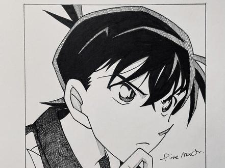 教大家画个简单的工藤新一