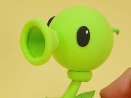 豌豆射手 #超轻粘土手工