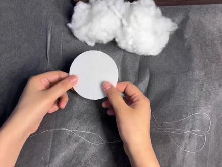 #绣球手工教程DIY 自己动手的成就感,藏在一针一线里面。#广西绣球