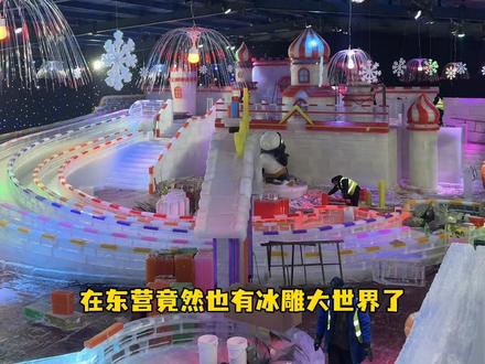 东营跨年一定要带家里的孩子来园博园#游玩攻略 #冰雪乐园 #东营同城 #东营 #东营探店
