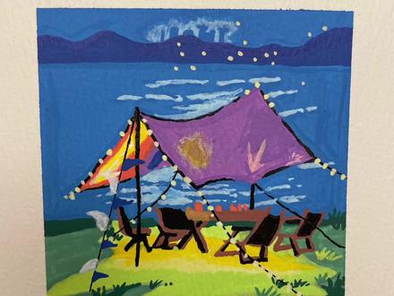 一分钟如何画出治愈系河边夏日篝火美景?
新手教程,零基础也能轻松学会!
#跟着抖音学画画 #篝火 #露营 #绘画过程 #治愈系风景