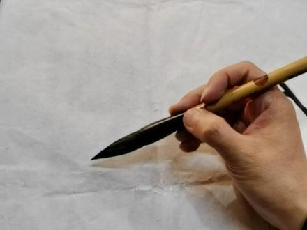 一分钟教会大家画树枝#感受国画的意境之美 #零基础学画画教程 #想画就画 #梅花画法 #国画教学