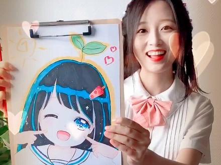 等一下,小葩给你画幅画~~#画 @抖音小助手