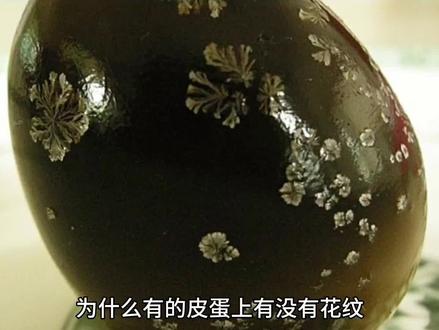 为什么有的皮蛋有花,有的没有呢? #百科 #涨姿势 #百科知识