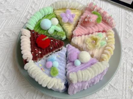 超可爱的 扭扭棒千层蛋糕教程来喽 宝子们来学呀#扭扭棒 #扭扭棒蛋糕 #扭扭棒千层蛋糕 #扭扭棒蛋糕教程