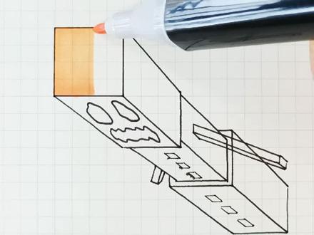 你猜到这是什么了吗#我的世界 #minecraft #立体画