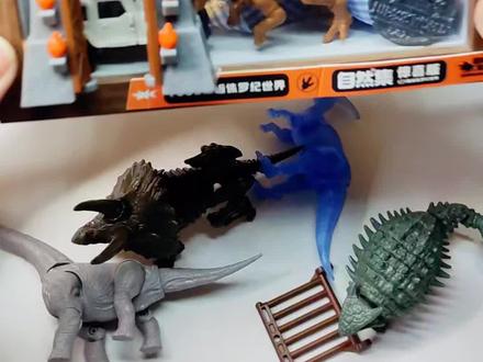 一分钟教会你DIY自制侏罗纪世界恐龙相框#侏罗纪世界 #恐龙玩具 #男孩玩具 #DIY #布鲁可积木人