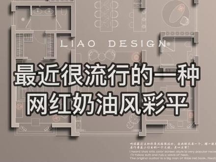 跟风蹭个热度。最近这个系列的彩平有点火啊~#户型优化 #室内设计装修 #室内设计
