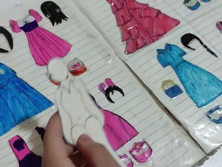 自制纸片人换装蛋仔派对桃乐丝的衣服。纸做的衣服#换装公主日记 #创作者中心 #创作灵感 #蛋仔派对 #桃乐丝