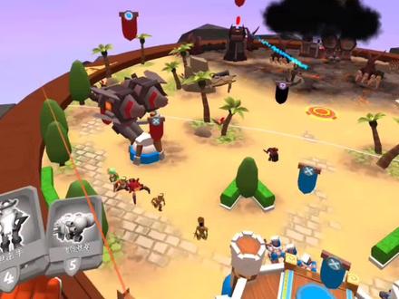 来试试VR版皇室战争吧 天境:王国乱斗 quest2 VR策略游戏体验实录 #VR #VR游戏 #VR体验