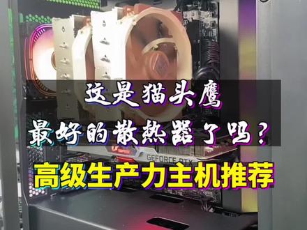 高级生产力兼顾游戏电脑主机配置推荐,用猫头鹰风冷可以压住吗?#电脑 #组装电脑 #电脑配置