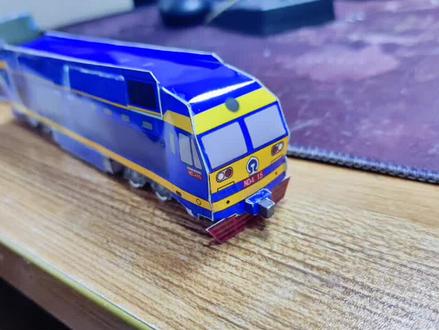 ND4内燃机车#火车纸模 #