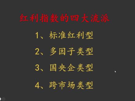 不同红利的收益为什么会相差几倍?详解红利指数的四大流派 #基金 #红利指数 #指数基金 #财经干货