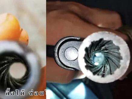 如何用冲子钻出螺旋膛线