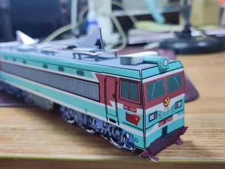 HO韶山3(SS3)先锋号纸模#电力机车