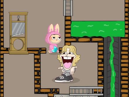 表情包61 表情包67 _ 拉布布最终在一个水上公园逃离迷宫!