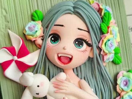 彩虹玫瑰与甜梦教程!#超轻粘土制作公仔教程 #创作者中心 #创作灵感 #粘土教程 #超轻粘土